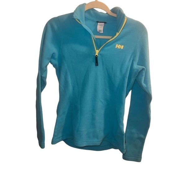 ✨Helly Hansen Women's W Daybreaker 1/2 Zip Sz Small Blue & Yellow Fleece✨ - Picture 6 of 11